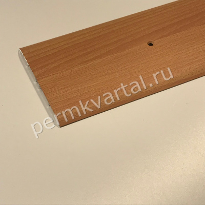 ЛУКА.Порожек одноуров. Бук натур, 1800х100х5мм, (ДК)