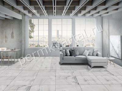 Плитка керамогранит PRIMAVERA VENDOME BLANCO полировка 600*600мм 1,44м2 PR113, (ДК)