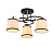 J-LIGHT Светильник, E27*3*60W, 1153/3C венге/хром 