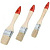 Набор кистей плоских Т4Р/TOOLBERG 25,38,50 мм 3шт, 105003, (ДК)