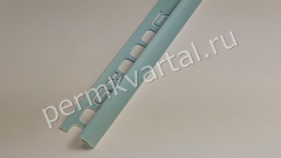 SALAG.Профиль наружн. ПВХ д/керам.плитки голубой, 2500x7мм, (ДК)