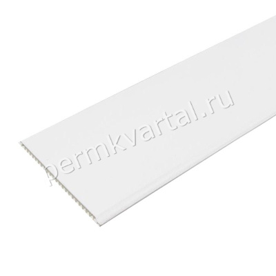 Панель ПВХ СТЕЛЛА Белый б/п пласт матовый, 250*9*2700, (ДК)