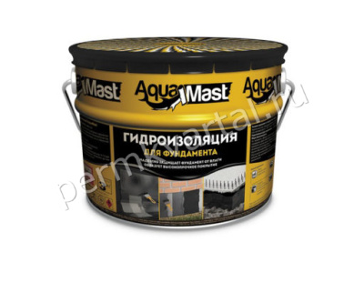 Мастика гидроизоляционная битумная ТЕХНОНИКОЛЬ AquaMast для фундамента 3 кг