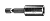 Головка торцевая 5/16'', хвостовик 1/4" HEX BOSCH