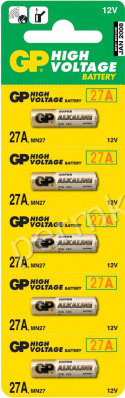 GP.Батарейка 27А,  27A/5xBL (К+ДК)