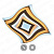 ESTARES.Светильник светодиодный Geometria Quarto 80Вт q-650-white-220-ip44, LED/85W/3000-6000к