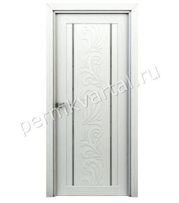 Дверь межкомнатная с вставками 900*36*2000мм СД ВЕСНА 3D Flex Жасмин, (ДК)