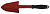 Совок посадочный Курс Рос с ручкой цельнометаллический (301)