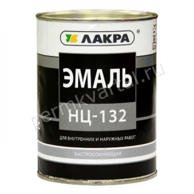 Эмаль ЛАКРА НЦ-132 белая 0,7 кг