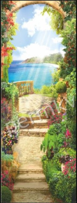 Фотообои бумажные Bellissimo Райское местечко, 4 листа, 1000х2700 мм, (ДК)