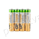 GP.Батарейка, 1,5В/Alkaline, 4шт GP Super 15A-2CR4/LR6/AA