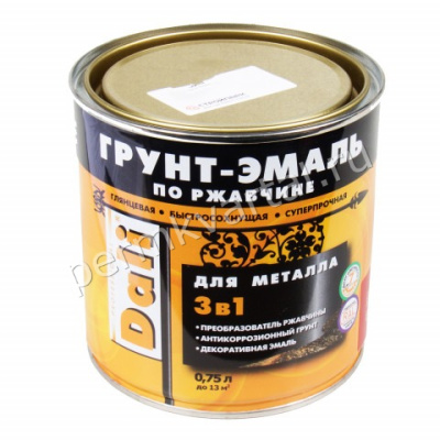 Эмаль по ржавчине DALI RAL1014 Слоновая кость 0,75 л, (ДК)