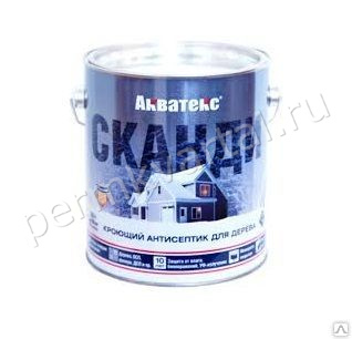 Антисептик кроющий РОГНЕДА Акватекс Сканди Карамель 2,5 л, (ДК)