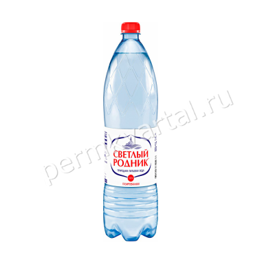 Вода питьевая Светлый родник ГАЗ 1,5л, (70627)