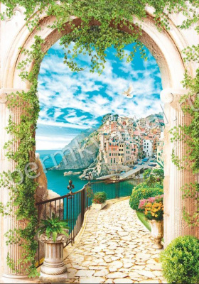 Фотообои бумажные Симфония Городские Пейзажи, 4 листа, 1400х2000 мм, (ДК)