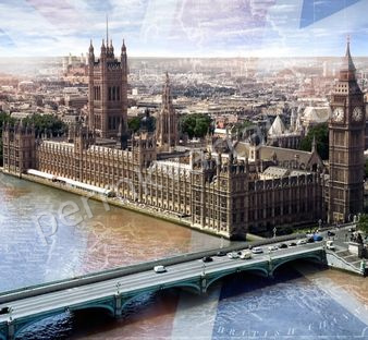 Фотообои бумажные НОВОСИБИРСК Лондон ЛЮКС 272*194, (ДК), (200)