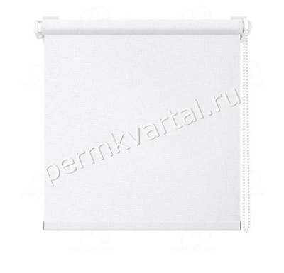 Ролет штора АС МАРТ Шатти Белый 140х150, (ДК)