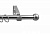 Карниз стеновой LEGRAND кованный раздвижной 1-ряд серебро матовое шар 120-210см, (ДК)