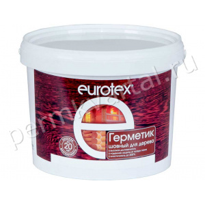Шовный герметик для дерева EUROTEX орех 3 кг