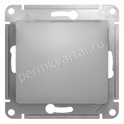 SCHNEIDER ELECTRIC.Выключатель проходной GLOSSA (1) алюминий,GSL000361, (ЭИ)