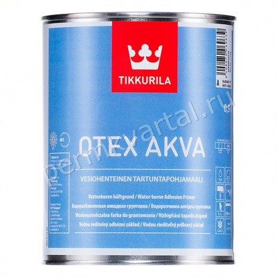Грунтовка специальная TIKKURILA OTEX AKVA база A 0,9 л