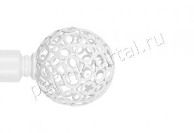 LEGRAND.Наконечник Ажур белый матовый, d19/16мм, (ДК)