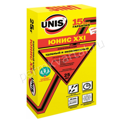 Клей для плитки UNIS XXI 25 кг