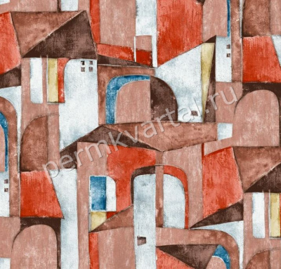 Обои Коллекция Санторини, 10,05*1,06м/винил/флиз, 60589-07, (ДК), (200)