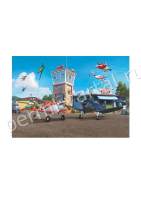 KOMAR.Фотообои Дисней. Аэропорт, 368х254см, 8-469, (ДК)