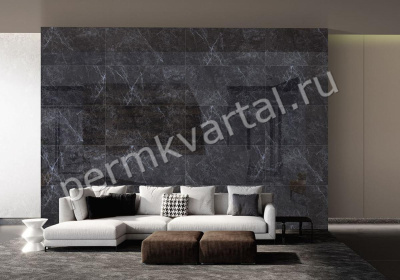 Плитка керамогранит PRIMAVERA BLACK EMPERADOR high glossy 600*1200мм 1,44м2 GR205, (ДК)