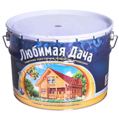 Пропитка для защиты древесины ЛЮБИМАЯ ДАЧА Орех 9 л, (ДК)