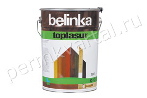 Пропитка защитно-декоративная для древесины BELINKA TOPLASUR №14 лиственница 10 л