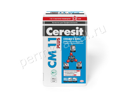 Клей для плитки CERESIT СМ 11 25 кг (К+ДК)