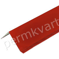 CEZAR.Уголок ПВХ Красный 2750х20х20мм, (ДК)