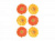 DECORETTO.Картинки самокл. Герберы жёлто-оранжевые, 230*360мм, (ДК)