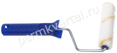 Валик мини в сборе Т4Р/TOOLBERG полиакрил Желтая нить 15/100 мм, (ДК)