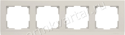 WERKEL.Рамка слоновая кость, (4), WL04-Frame-04-ivory, (Под заказ)