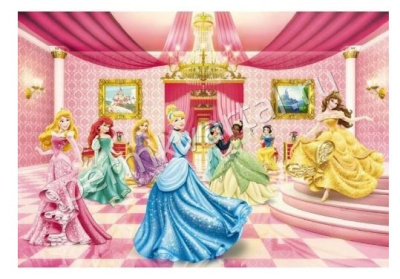 KOMAR.Фотообои Дисней. Принцессы на балу, 368х254см, 8-476, (ДК), (200)