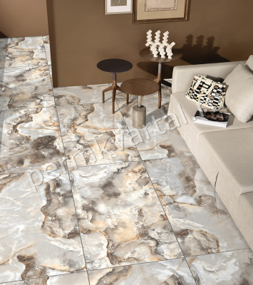 Плитка керамогранит PRIMAVERA HONEY ONYX SKY полировка 600*1200мм 1,44м2 PR215, (ДК)