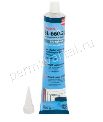 Клей холодная сварка COSMOFEN PLUS COSMO SL-660.220 Weiss Средняя вязкость, 200 г, (ДК)