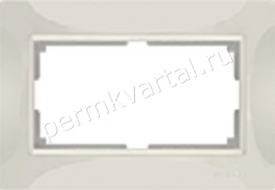WERKEL.Рамка слоновая кость, (1), WL03-Frame-01-DBL-ivory, (Под заказ)