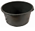 Таз строительный Гибкий Т4Р Лакра круглый черный 40 л, (ДК)