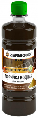Морилка для дерева водная ZERWOOD мокко 0,5 л