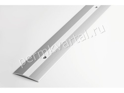 Лука.Порожек одноуров. Анод серебро, 900х37х3,3мм, (ДК)