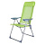 Кресло-шезлонг складное Твой Пикник 38х58х110 см зеленый GB-009 до 120кг (301)