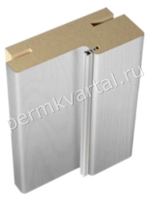 Брус коробки дверной телескопический ВЕЛЛДОРИС Эмалюкс Серый Агат 70*26*2070мм, (ДК)