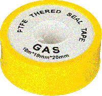МАСТЕРПРОФ.Лента ФУМ GAS, для газа (105)