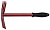 Мотыжка с ручкой Курс Рос МК-2(м) цельнометаллическая 3 зуба, трапеция (301)