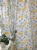 КУПАВА.Рогожка Пальмовые веточки на голубой полоске, 1,5м, хлопок-100%, 160гр/м.кв, (ДК)
