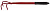 Рыхлитель с ручкой Курс Рос цельнометаллический 3 зуба (301)